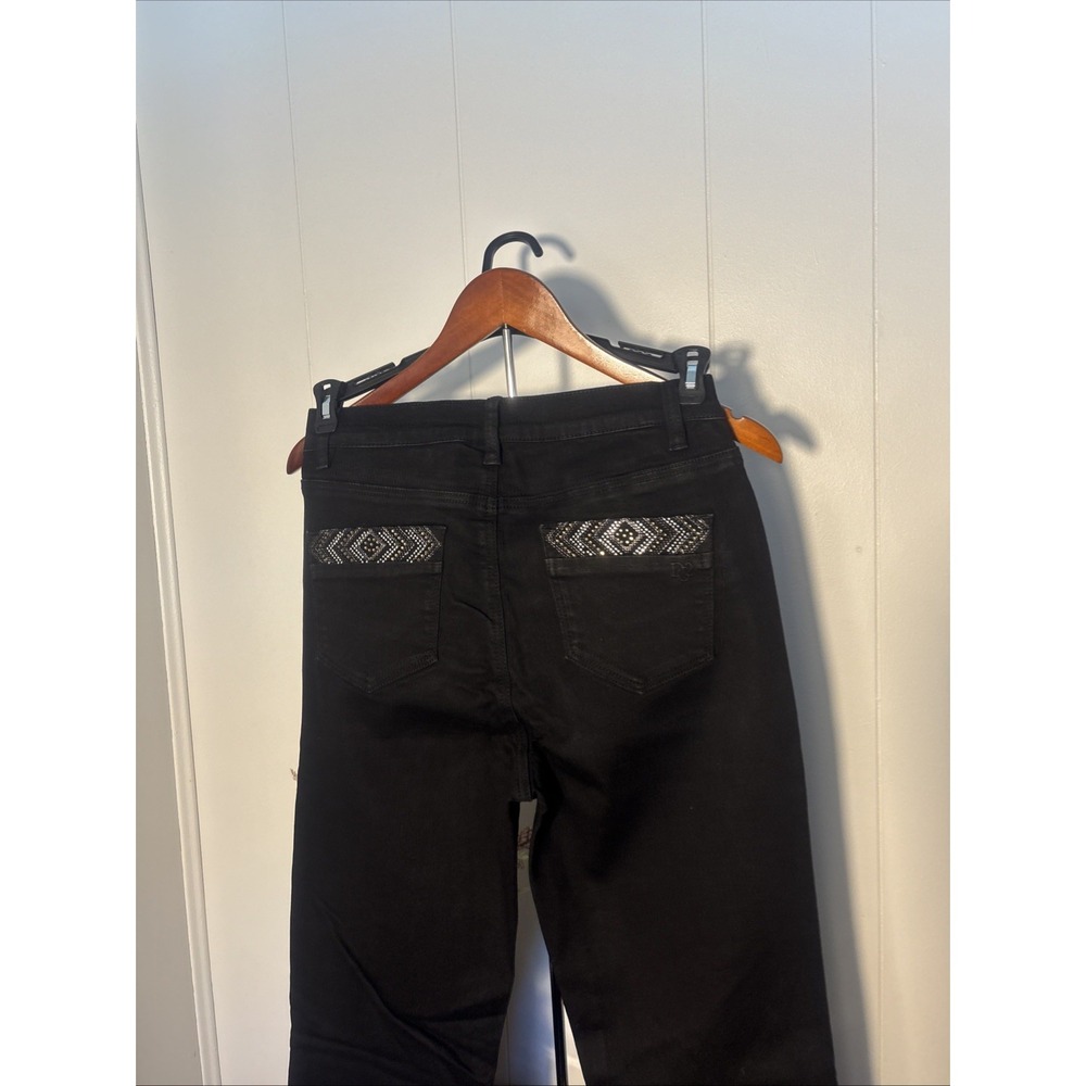 DG2 by Diane Gilman Black Regular Fit Jeans Rn 92309 Size 6T Women New
